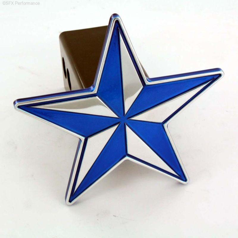 All sales 1014b trailer hitch cover blue nautical star