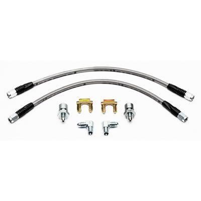 Wilwood 220-7699 brake lines flexline braided stainless chevy bel air front kit