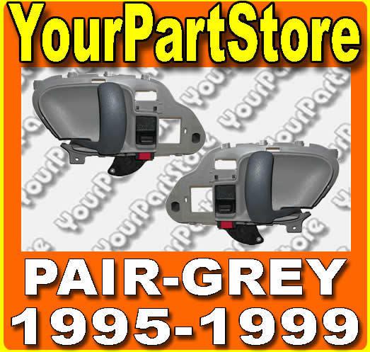 95 96 97 98 chevy gmc truck 95-99 suburban tahoe inside door handle grey pair