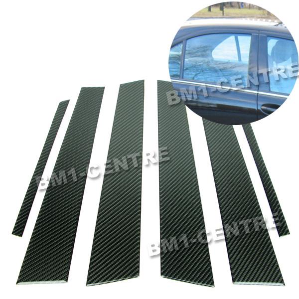 Carbon fibre b pillar cover for mercedes benz c class w203 sedan 2001-2006 amg 