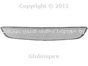 Mercedes w211 bumper cover grille center front oem new + 1 year warranty