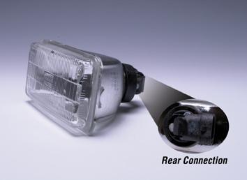 H4351 sealed beam lamp bulb light halogen 55w 12v 55 watt 12.8 volt right angle