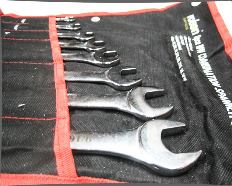 Whitworth combo wrench set 8 piece spanners tools combination wrenches tool kit