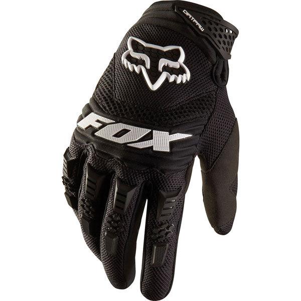 Black l fox racing dirtpaw youth gloves 2013 model