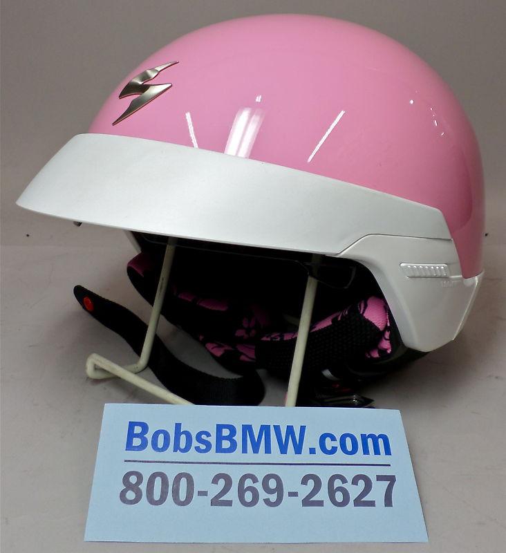 Scorpion exo 100 half shell motorcycle helmet size xs extra small pink