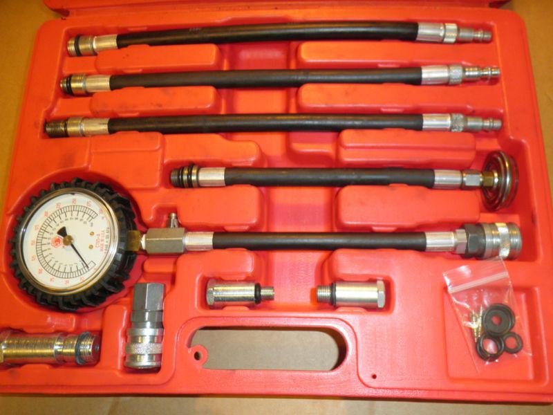 Matco tools ct 166k super deluxe compression testing kit used