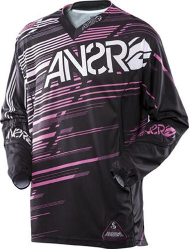 Answer js(james stewart) collection rush motocross jersey,black/pink,large/lg