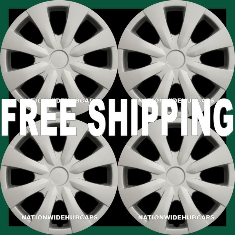 Set of 4 15" hub caps full wheel covers rim cap lug cover hubs for steel wheels