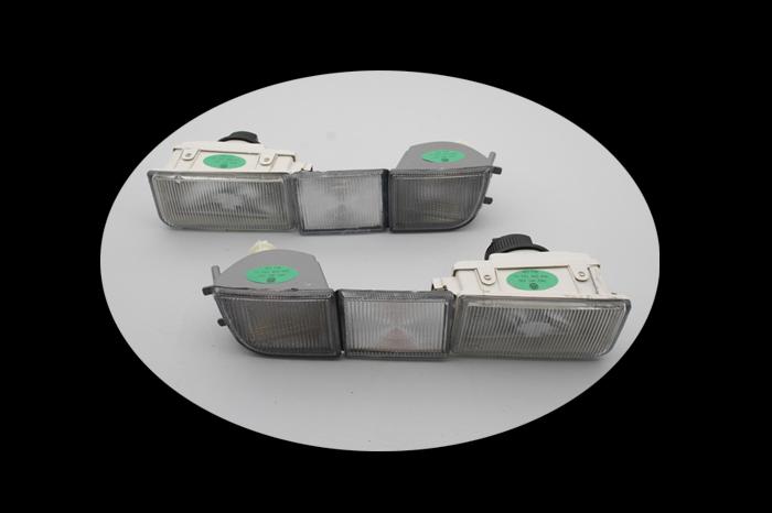 Front fog lights & turn signal lens kit for vw passat b4 clear lens version
