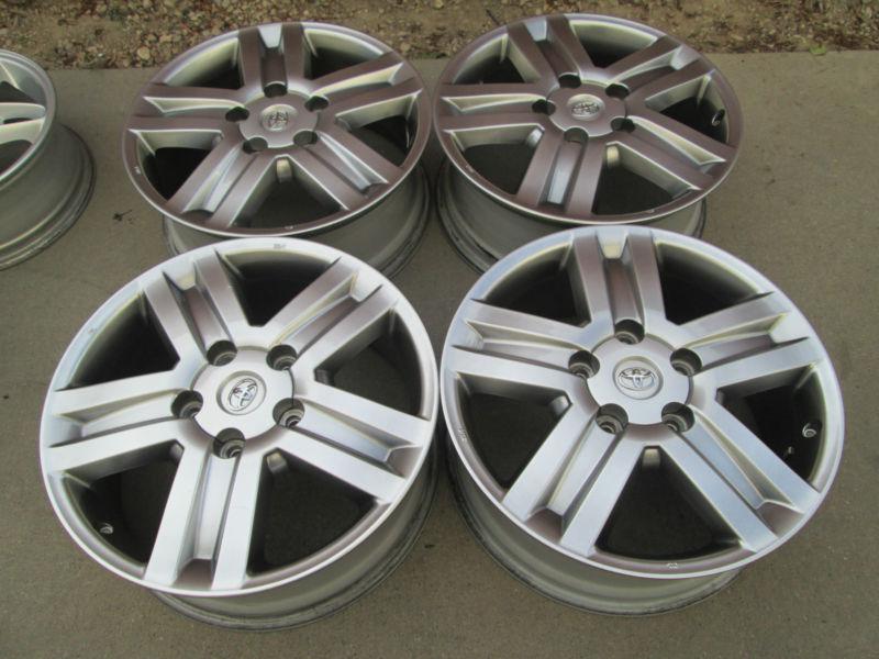 20" toyota tundra sequoia factory oem wheels rims silver matalic