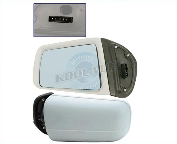 Kool-vue mirror passenger side mercedes benz e-class power heat w/ memory manual