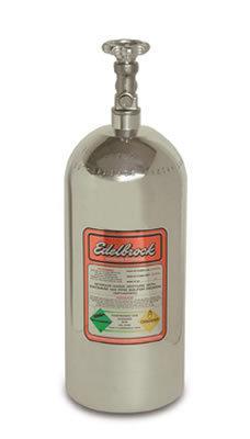 Edelbrock 72416 nitrous bottle 15 lbs. aluminum polished each