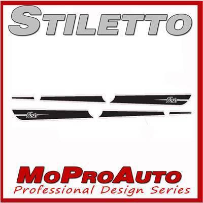 Stiletto ford fiesta 2011 vinyl graphics decals - 3m professional stripes 255