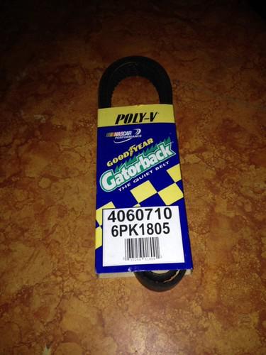 Goodyear gatorback poly-v belt #4060710(6pk1805) free ship