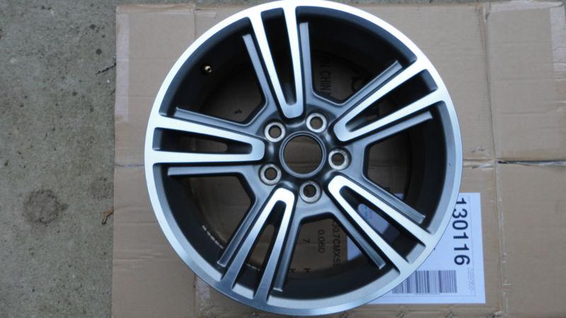 10 11 12 ford mustang 5 double spoke 17x7 machined alloy charcoal wheel rim oem