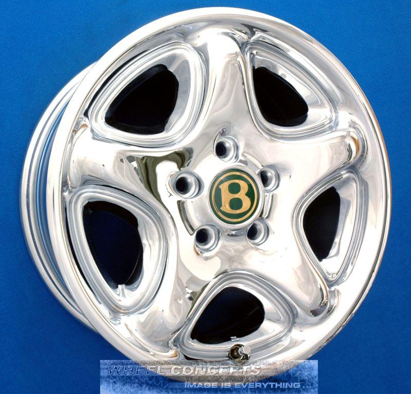 Bentley arnage 17 inch chrome wheels factory oem 