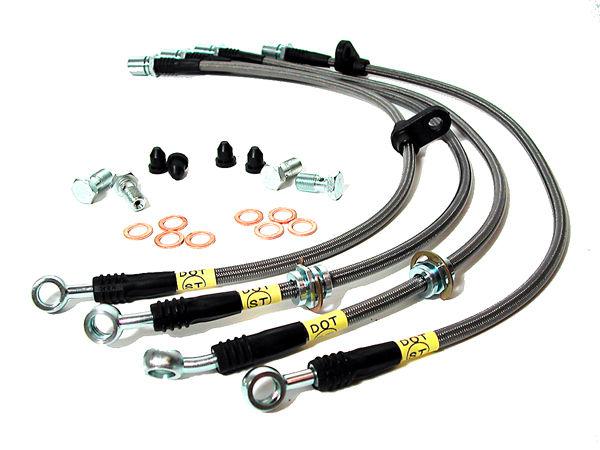 Impreza stoptech stainless steel brake line kit - 950.47003