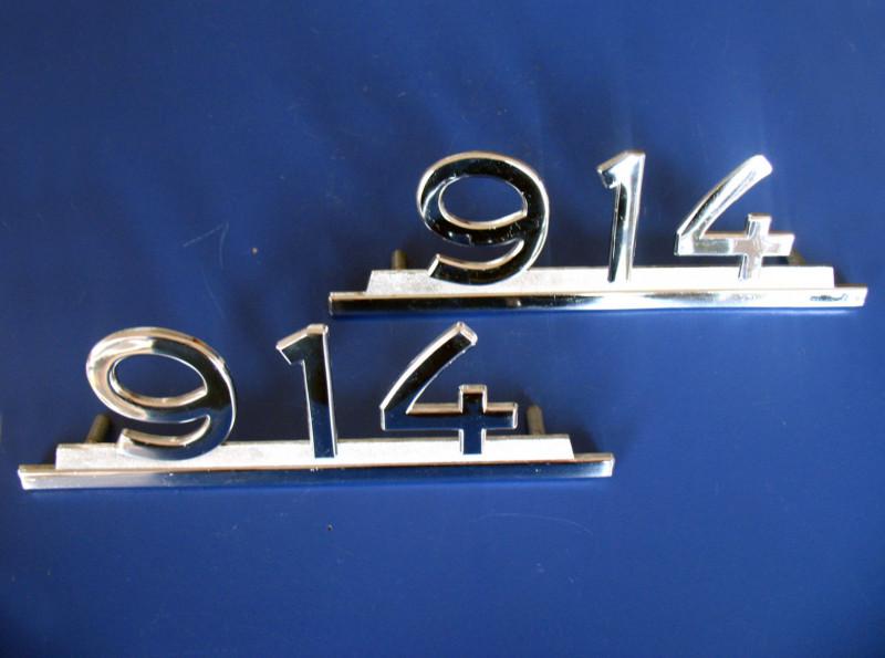 Mercedes benz truck 914 emblem chromed badge new oem nos 