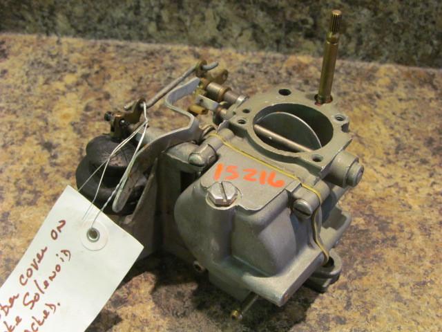 Johnson evinrude carburetor and choke solenoid 1973-76 25 hp 385815 **15216**