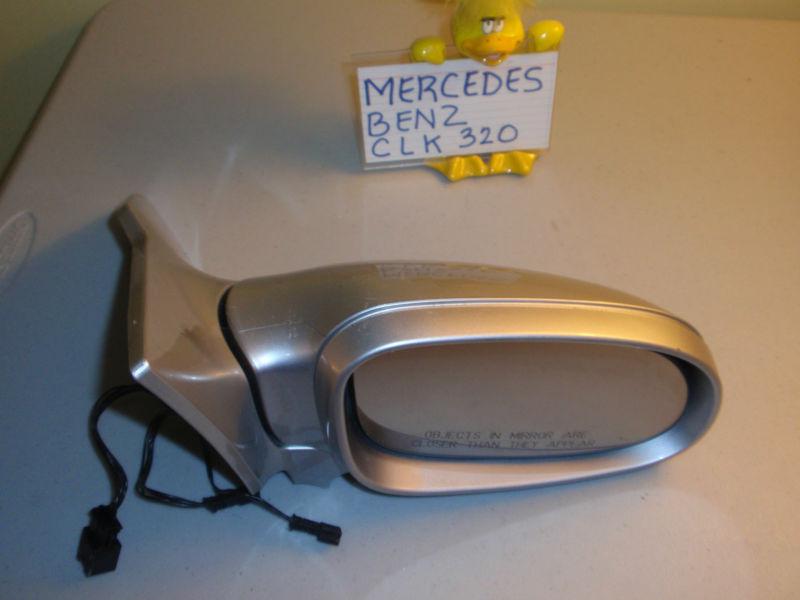 00 01 02 03 mercedes benz clk 320 rh passenger side door mirror silver