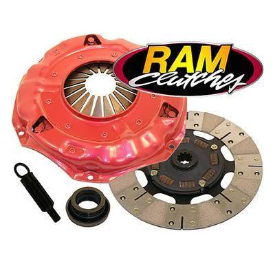 Ram clutch kit powergrip hd iron/organic 1 1/8"- 10-spline 11" disc gm l6 v8