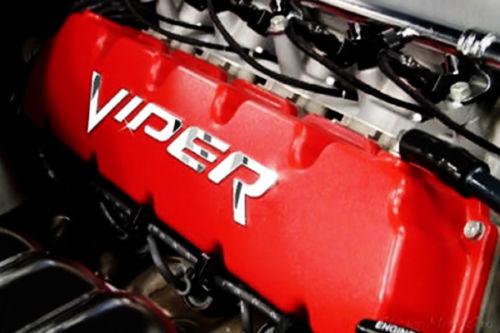 Acc 973017 - 03-06 dodge viper valve cover polished car chrome trim