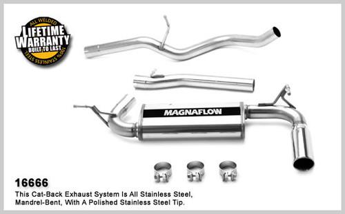 Magnaflow 16666 jeep truck wrangler stainless cat-back system exhaust