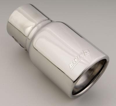 Borla proxs exhaust tip 2 1/4" inlet clamp-on 3" outlet polished 20154