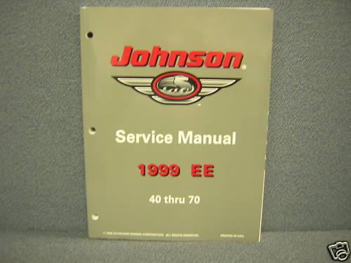 1999 johnson 40 thru 70 h.p. service manual