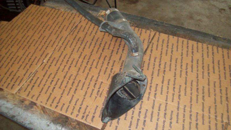 1982-1993 chevy s-10 gmc sonoma truck fuel/gas filler neck w cap complete oem ++