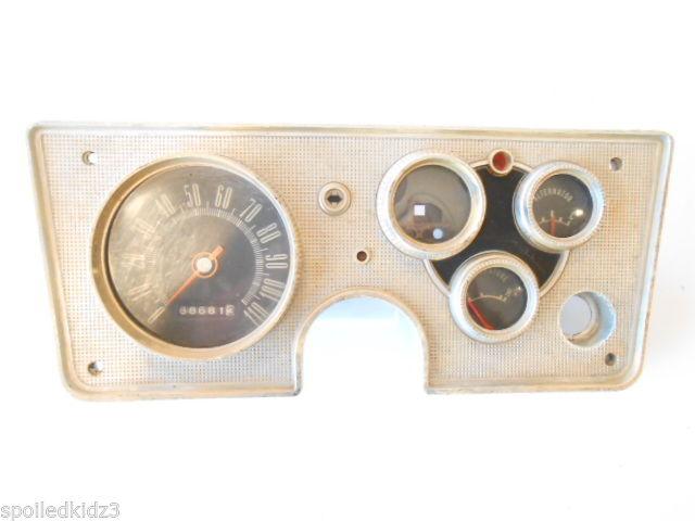 1963 1964 plymouth valiant speedometer amp temp fuel gauge cluster