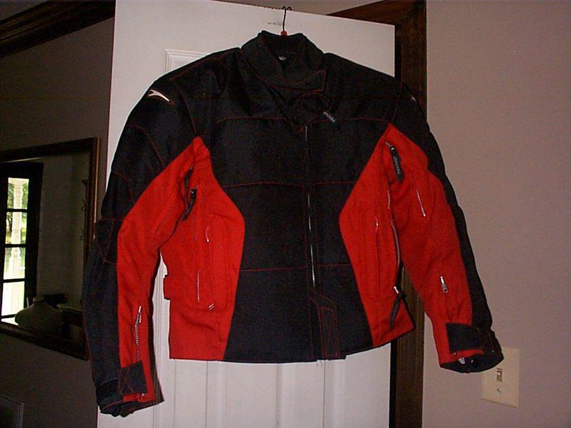 Ladies teknic motorcycle racing jacket size small with armor and flow thru vents