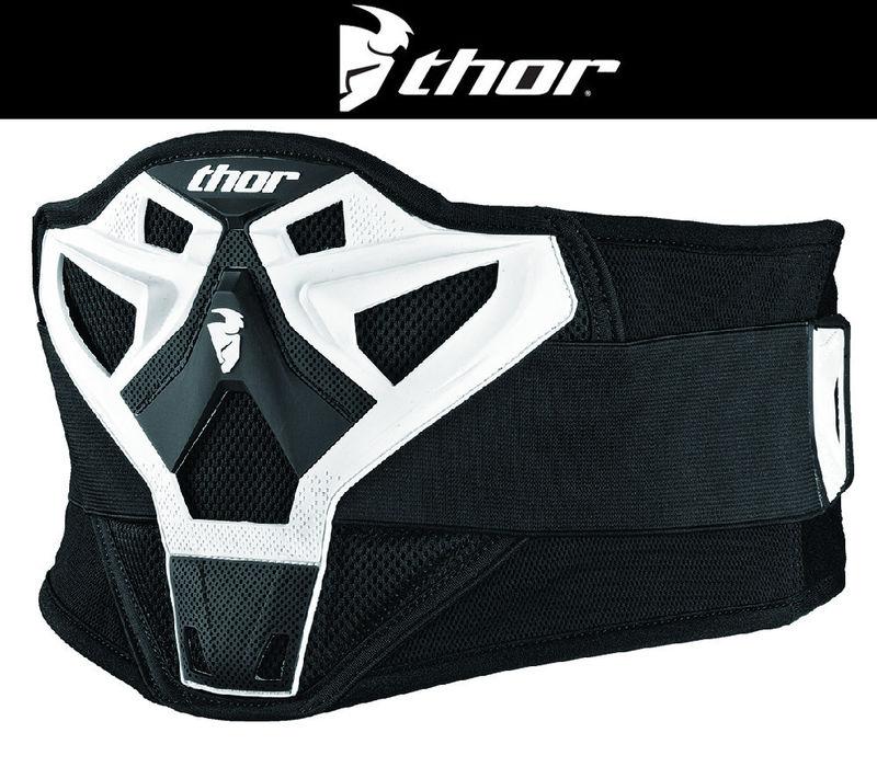 Thor youth sector white kidney belt dirt bike armor protection mx atv 2014