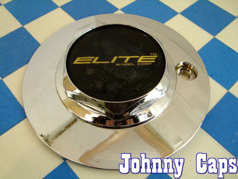 Elite wheels chrome center caps #553-s custom wheel chrome center cap (1) 