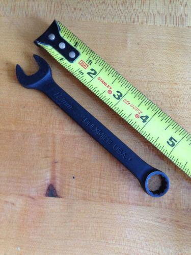 Snap on 12mm 12 point shorty combination wrench. goexm12b metric