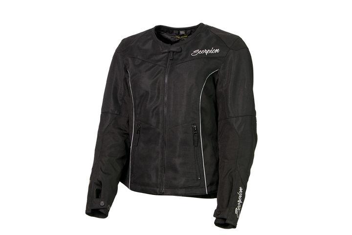 Scorpion verano black xl textile motorcycle womens jacket extra large