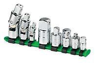 Sk hand tool  llc 4518 8 piece chrome universal adapter set