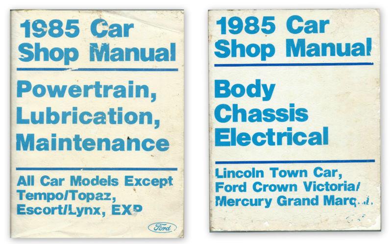 2 x 1985 ford car shop manuals please see listing and pictures