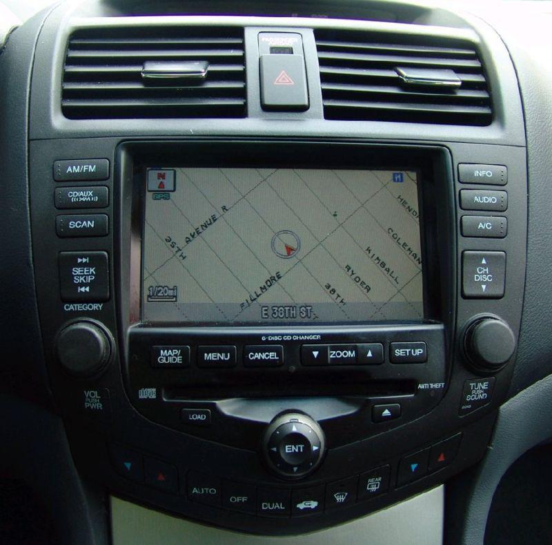 2003 to 2007 honda accord oem navigation system easy to install kit 