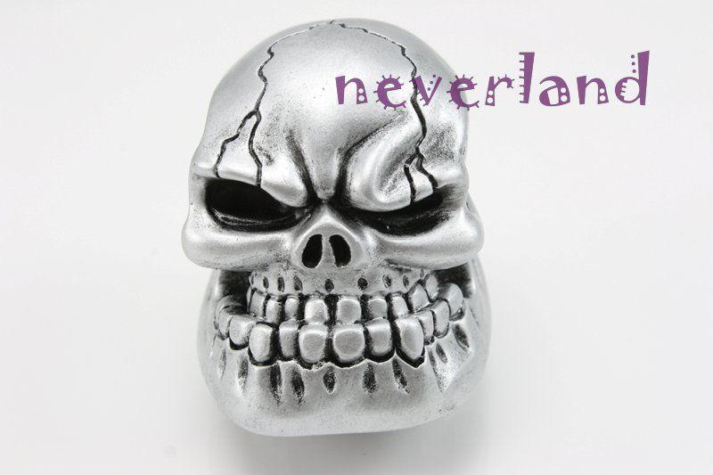 Universal auto manual gear stick shift shifter lever knob wicked carved skull