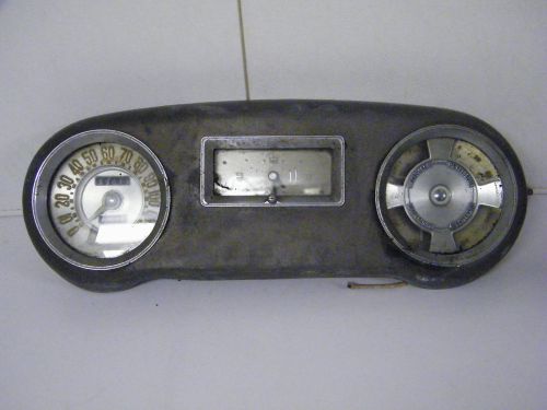 Vintage dash instrument panel gauge cluster hot rod rat rod