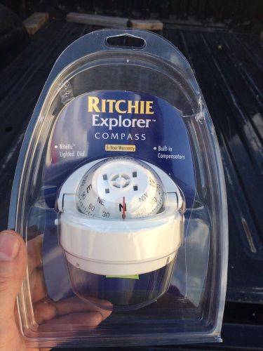New ritchie b-51w explorer compass (white)