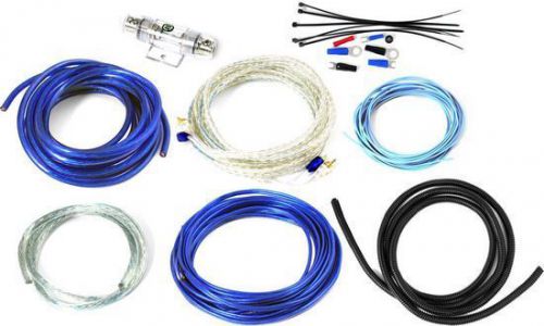 E2 e400 by scosche 8 awg gauge complete amplifier installation wiring kit