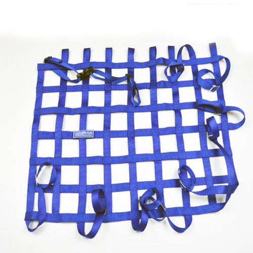 Car racing window net safety equipment blue webbing for ford chevrolet toyota
