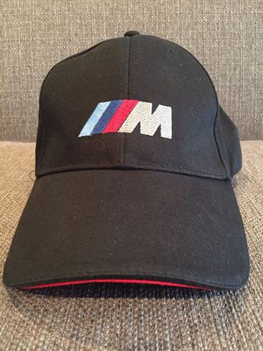 Bmw m series black adjustable hat