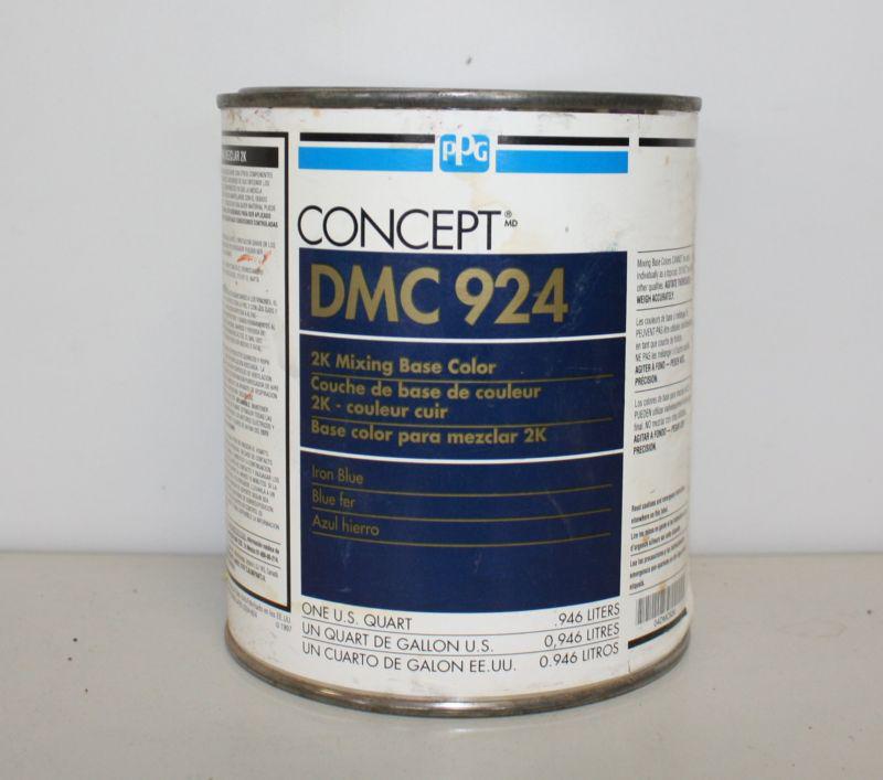 Ppg concept dmc 924 iron blue 2k mixing base toner  paint toner qt