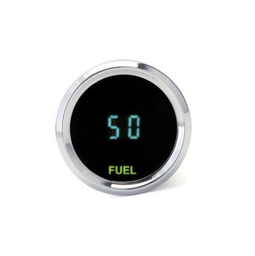 Dakota digital universal round fuel level gauge 0-99% teal display odyr-06-1 new