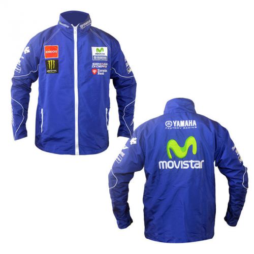 2016 waterproof yamaha movistar rossi lorenzo motogp pit blue jacket m l sz