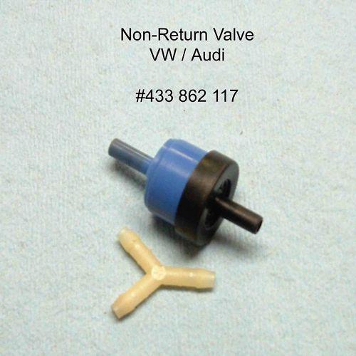 Vw audi b3 b4 b5 mk3 non-return valve vacuum check genuine oem 433862117