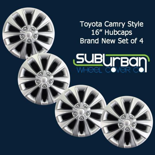 &#039;15 16 toyota camry style # 6505-sm 16&#034; replacement hubcaps wheel covers new set